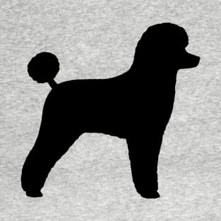 Black Toy Poodle Silhouette T-Shirt